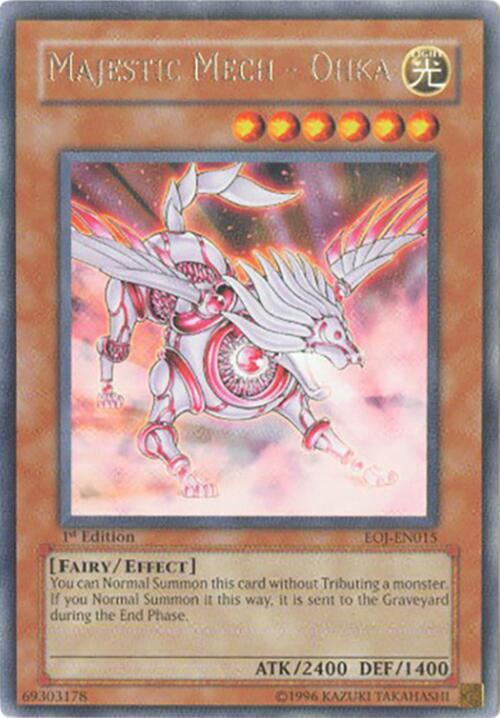 Majestic Mech - Ohka EOJ-EN015 card from Enemy of Justice