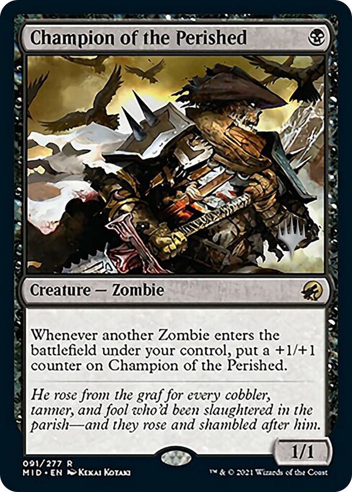 Champion of the Perished 91 card from Promo Pack: Innistrad: Midnight Hunt