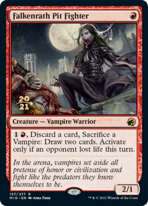 Falkenrath Pit Fighter 137 card from Prerelease Cards