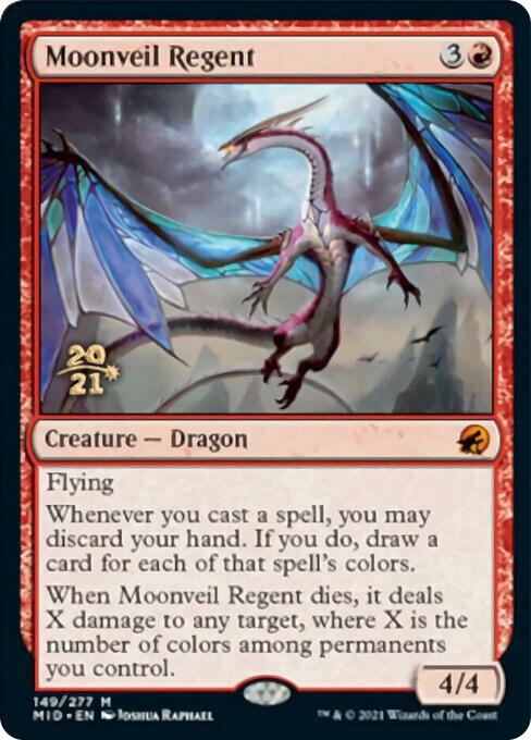 Moonveil Regent 149 card from Prerelease Cards