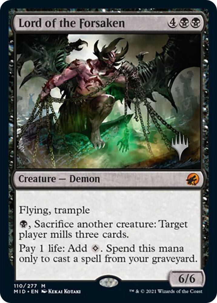 Lord of the Forsaken 110 card from Promo Pack: Innistrad: Midnight Hunt