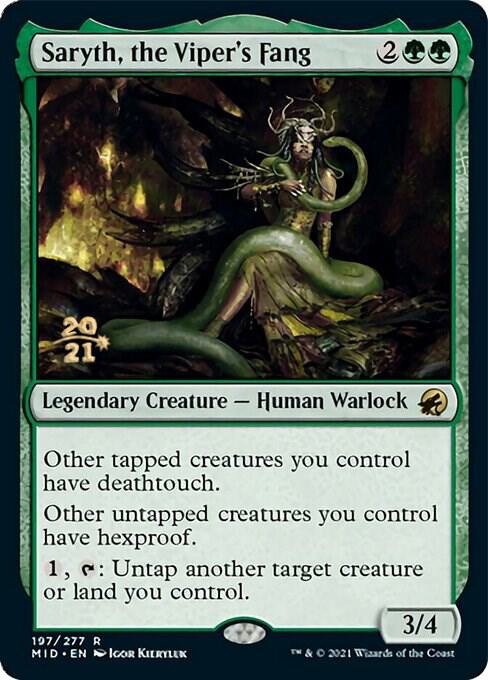 Saryth, the Viper's Fang 197 card from Prerelease Cards