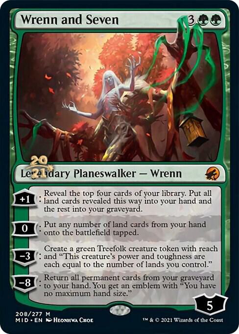 Wrenn and Seven 208 card from Prerelease Cards