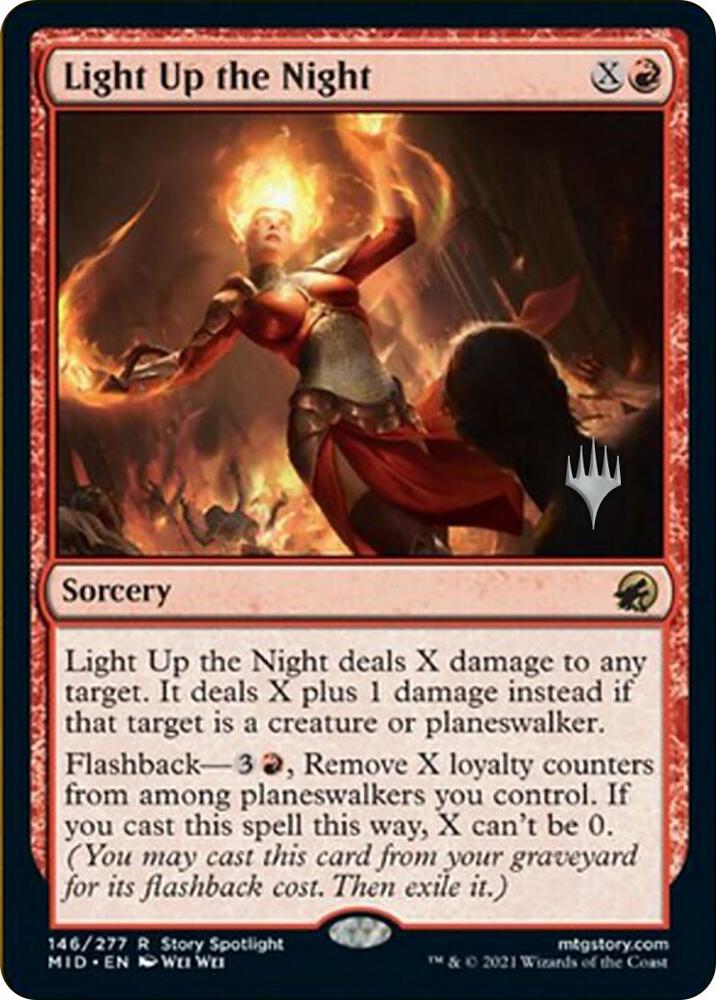 Light Up the Night 146 card from Promo Pack: Innistrad: Midnight Hunt
