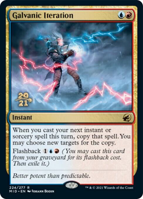 Galvanic Iteration 224 card from Prerelease Cards