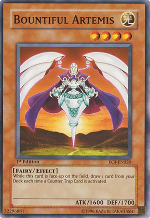 Bountiful Artemis EOJ-EN020 card from Enemy of Justice