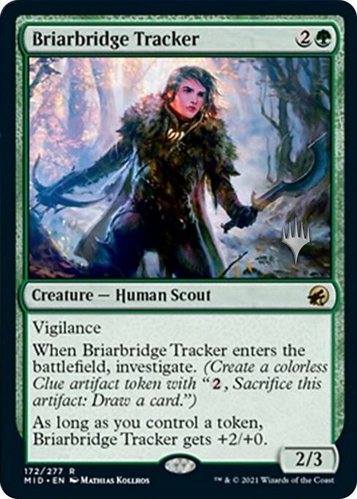 Briarbridge Tracker 172 card from Promo Pack: Innistrad: Midnight Hunt