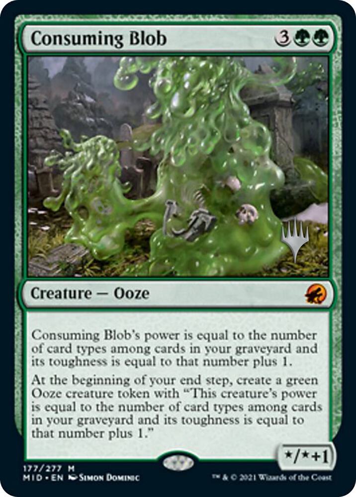 Consuming Blob 177 card from Promo Pack: Innistrad: Midnight Hunt