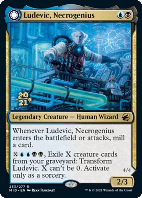 Ludevic, Necrogenius 233 card from Prerelease Cards
