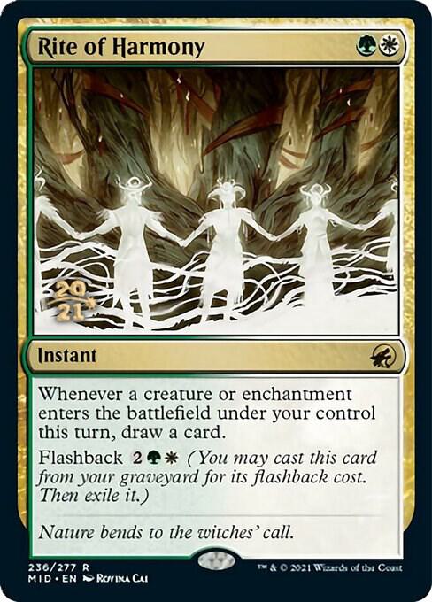 Rite of Harmony 236 card from Prerelease Cards