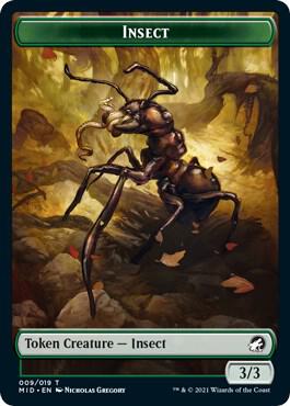 Insect Token 9 card from Innistrad: Midnight Hunt