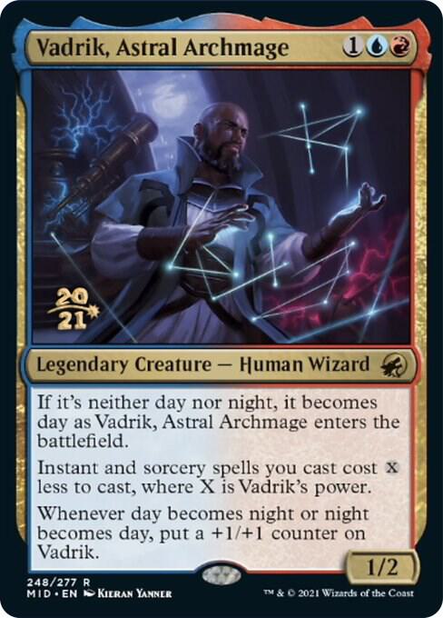 Vadrik, Astral Archmage 248 card from Prerelease Cards