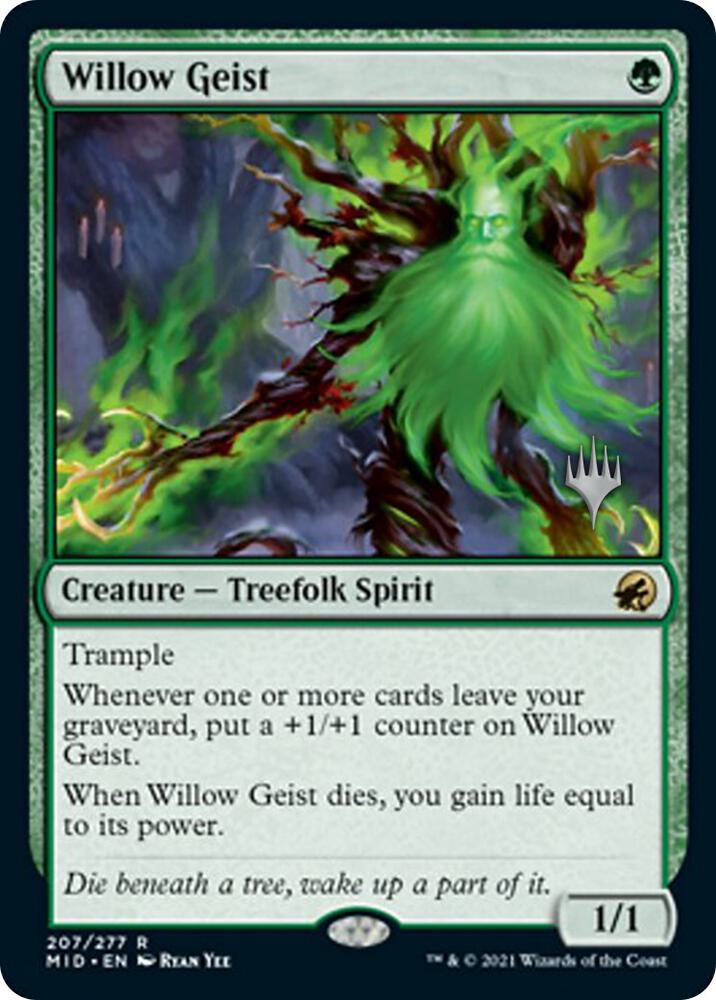 Willow Geist 207 card from Promo Pack: Innistrad: Midnight Hunt
