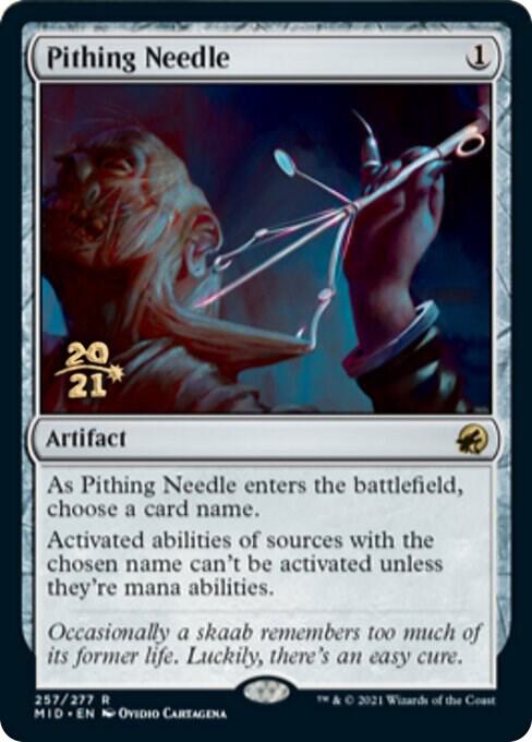 Pithing Needle 257 card from Prerelease Cards