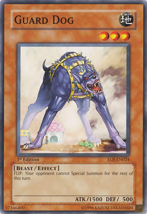 Guard Dog EOJ-EN024 card from Enemy of Justice
