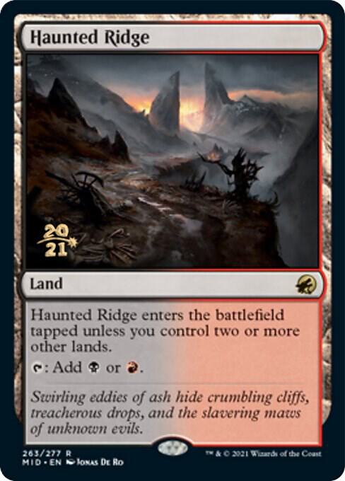 Haunted Ridge 263 card from Prerelease Cards