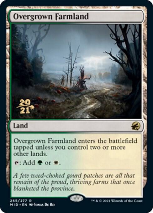 Overgrown Farmland 265 card from Prerelease Cards