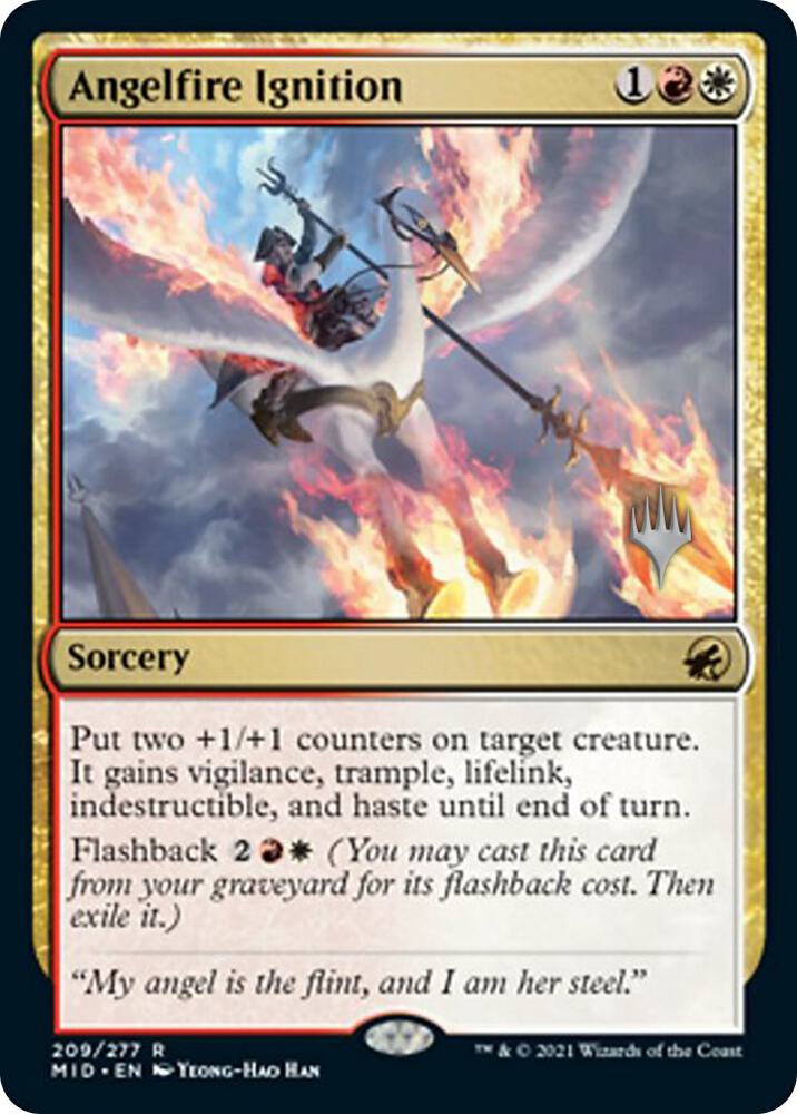 Angelfire Ignition 209 card from Promo Pack: Innistrad: Midnight Hunt
