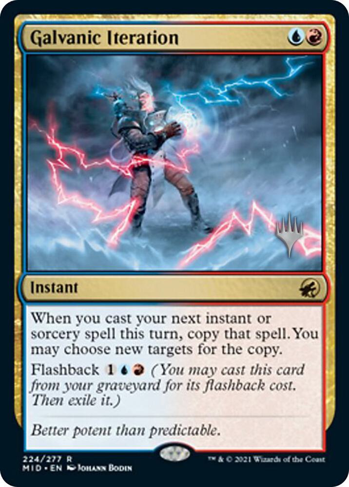 Galvanic Iteration 224 card from Promo Pack: Innistrad: Midnight Hunt