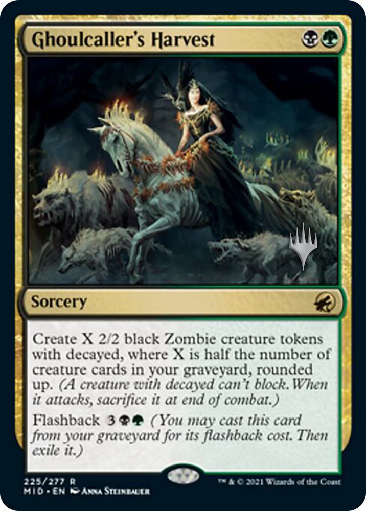 Ghoulcaller's Harvest 225 card from Promo Pack: Innistrad: Midnight Hunt