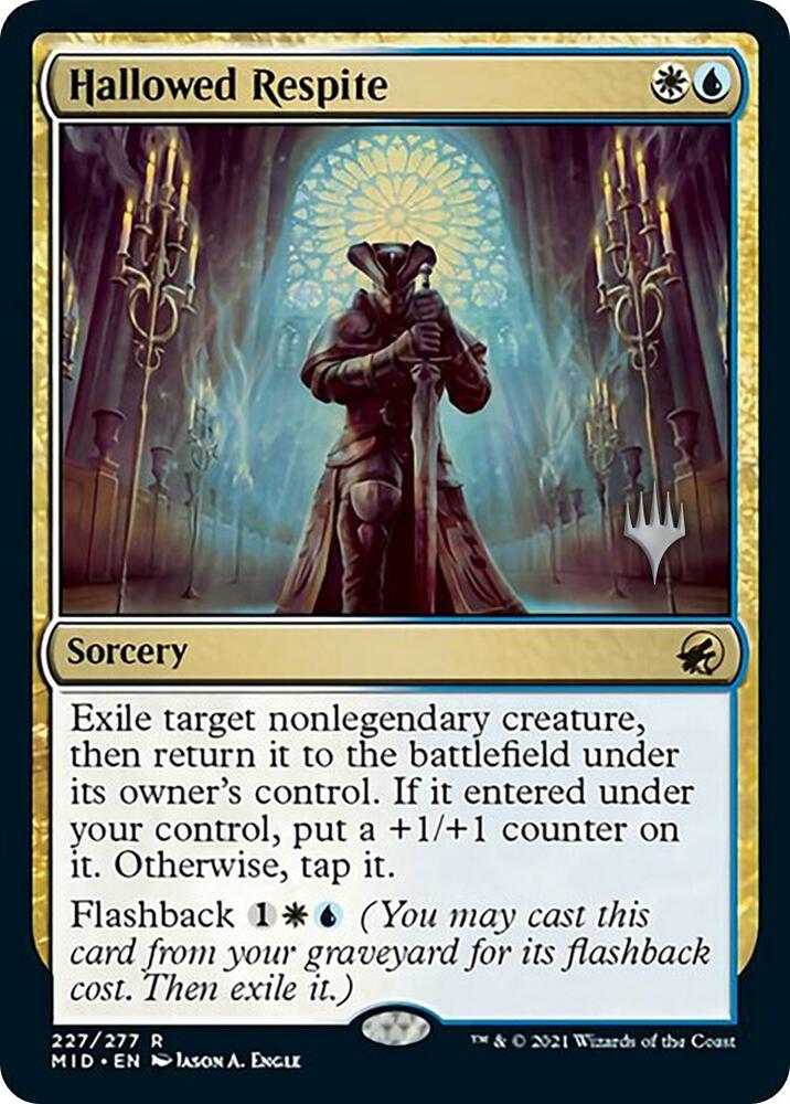 Hallowed Respite 227 card from Promo Pack: Innistrad: Midnight Hunt