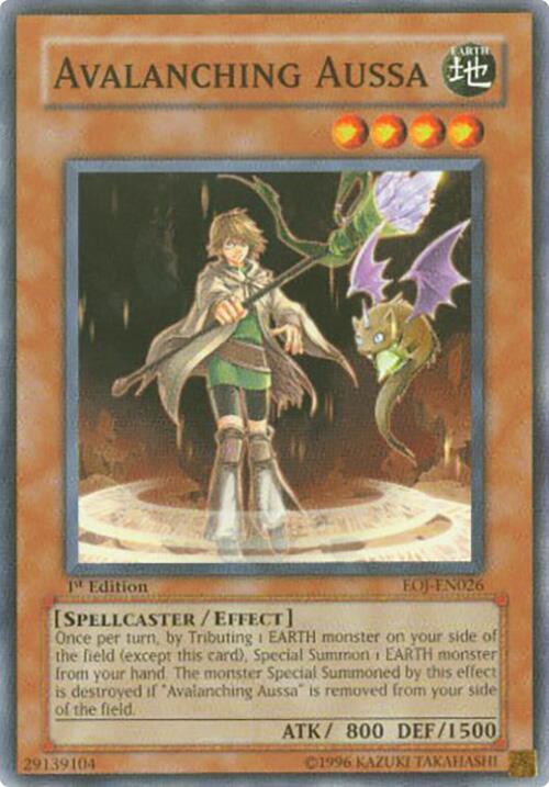 Avalanching Aussa EOJ-EN026 card from Enemy of Justice