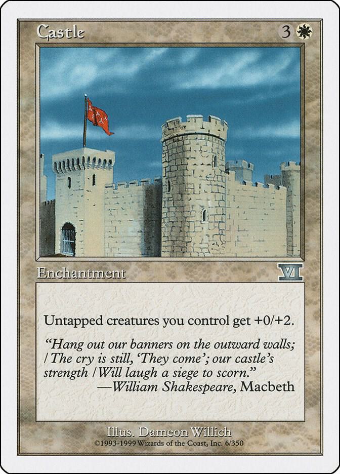 Castle 6 card from Classic Sixth Edition