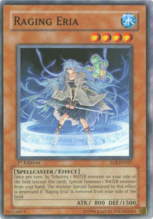 Raging Eria EOJ-EN027 card from Enemy of Justice