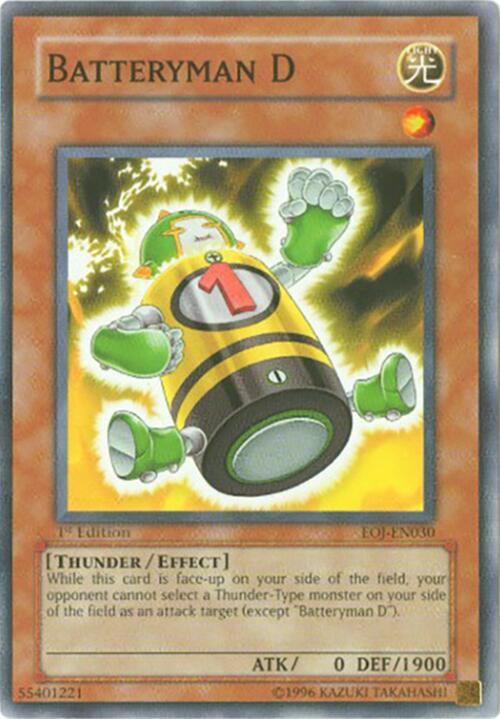 Batteryman D EOJ-EN030 card from Enemy of Justice