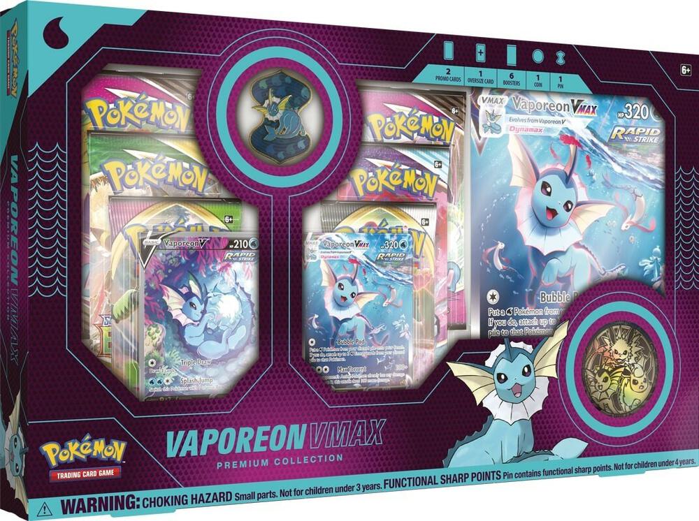 Vaporeon VMAX Premium Collection card from Miscellaneous Cards & Products