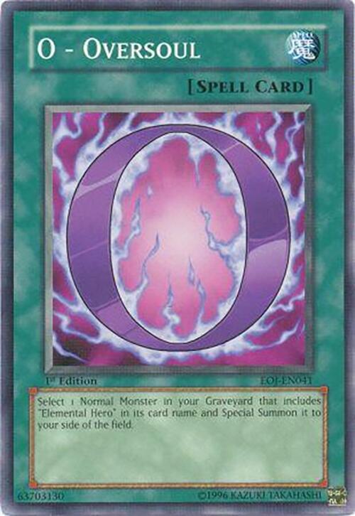 O - Oversoul EOJ-EN041 card from Enemy of Justice