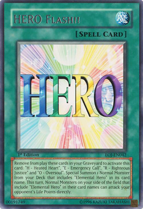 HERO Flash!! EOJ-EN042 card from Enemy of Justice