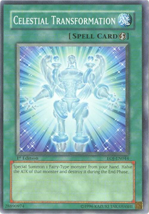 Celestial Transformation EOJ-EN044 card from Enemy of Justice