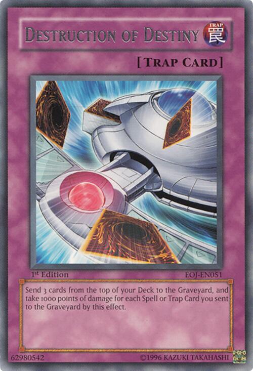 Destruction of Destiny EOJ-EN051 card from Enemy of Justice