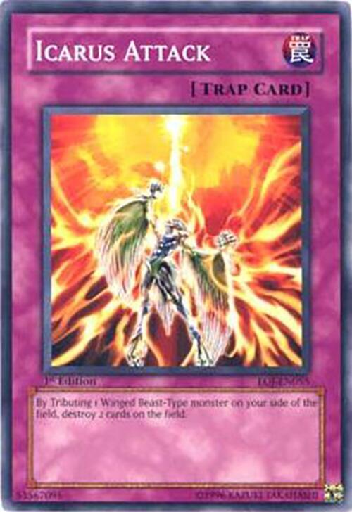 Icarus Attack EOJ-EN055 card from Enemy of Justice