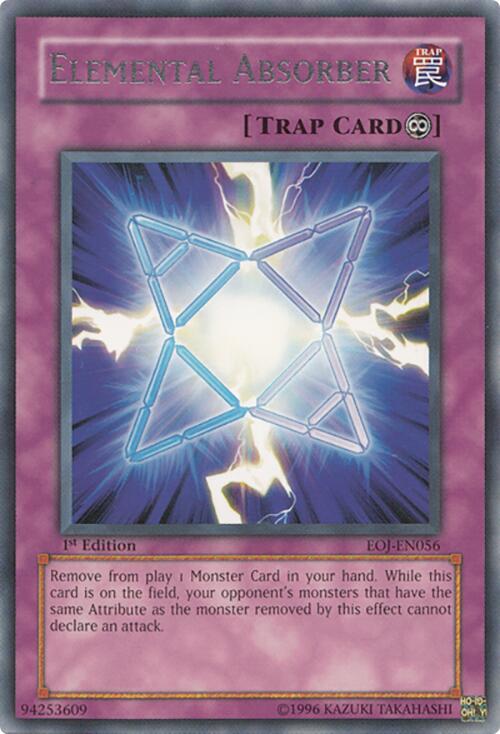 Elemental Absorber EOJ-EN056 card from Enemy of Justice