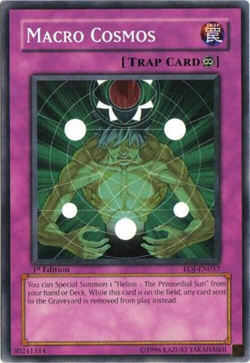 Macro Cosmos EOJ-EN057 card from Enemy of Justice