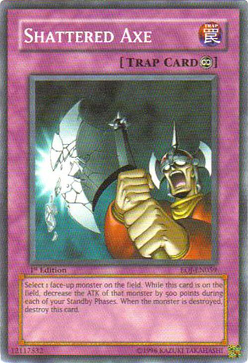 Shattered Axe EOJ-EN059 card from Enemy of Justice