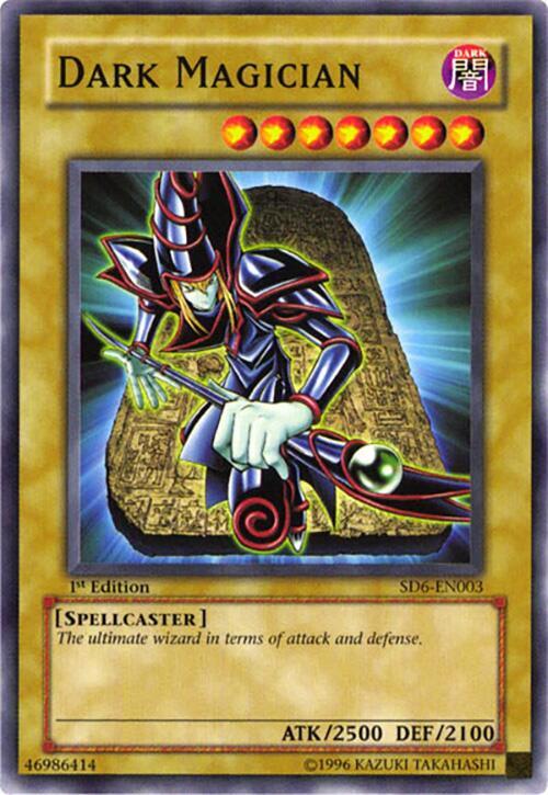Dark Magician SD6-EN003 card from Structure Deck: Spellcaster's Judgment