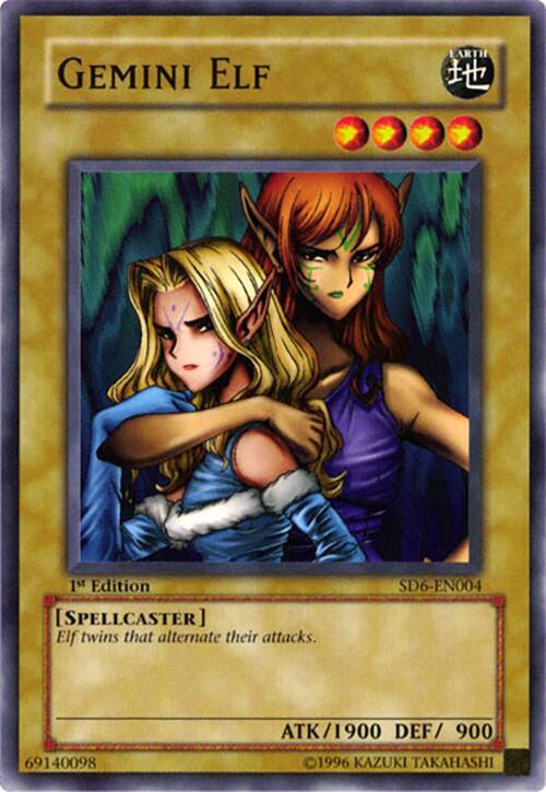 Gemini Elf SD6-EN004 card from Structure Deck: Spellcaster's Judgment