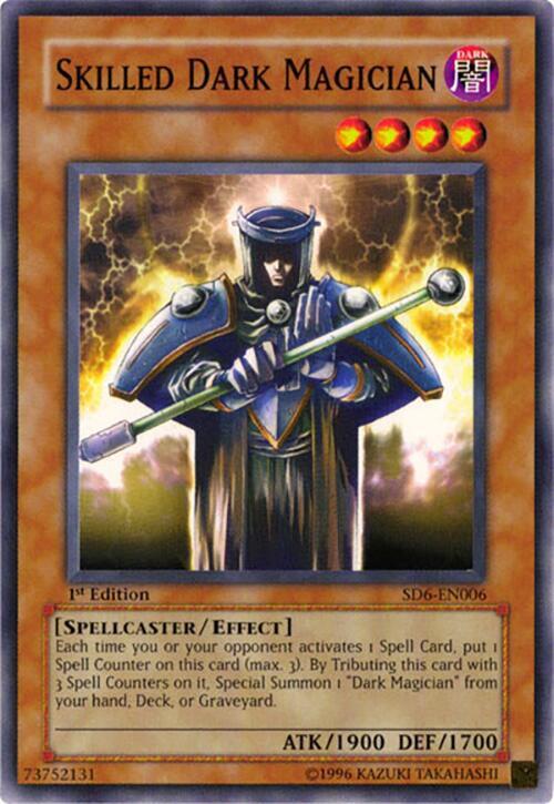 Skilled Dark Magician SD6-EN006 card from Structure Deck: Spellcaster's Judgment