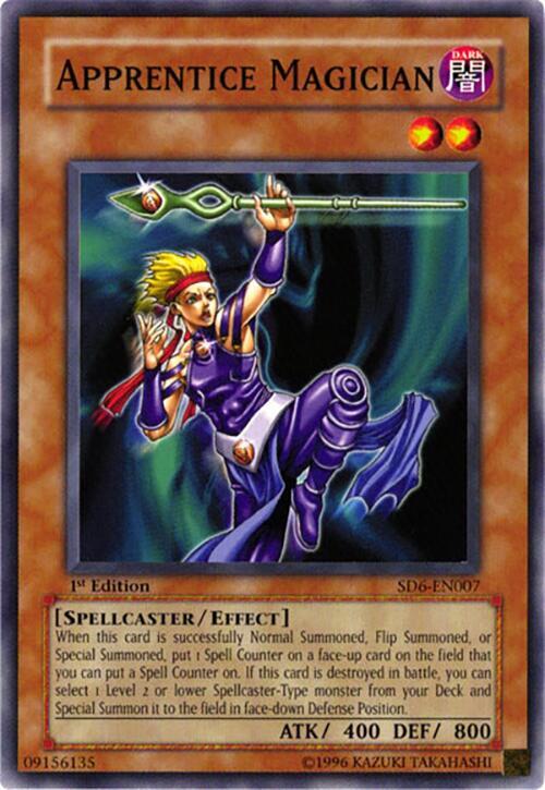 Apprentice Magician SD6-EN007 card from Structure Deck: Spellcaster's Judgment