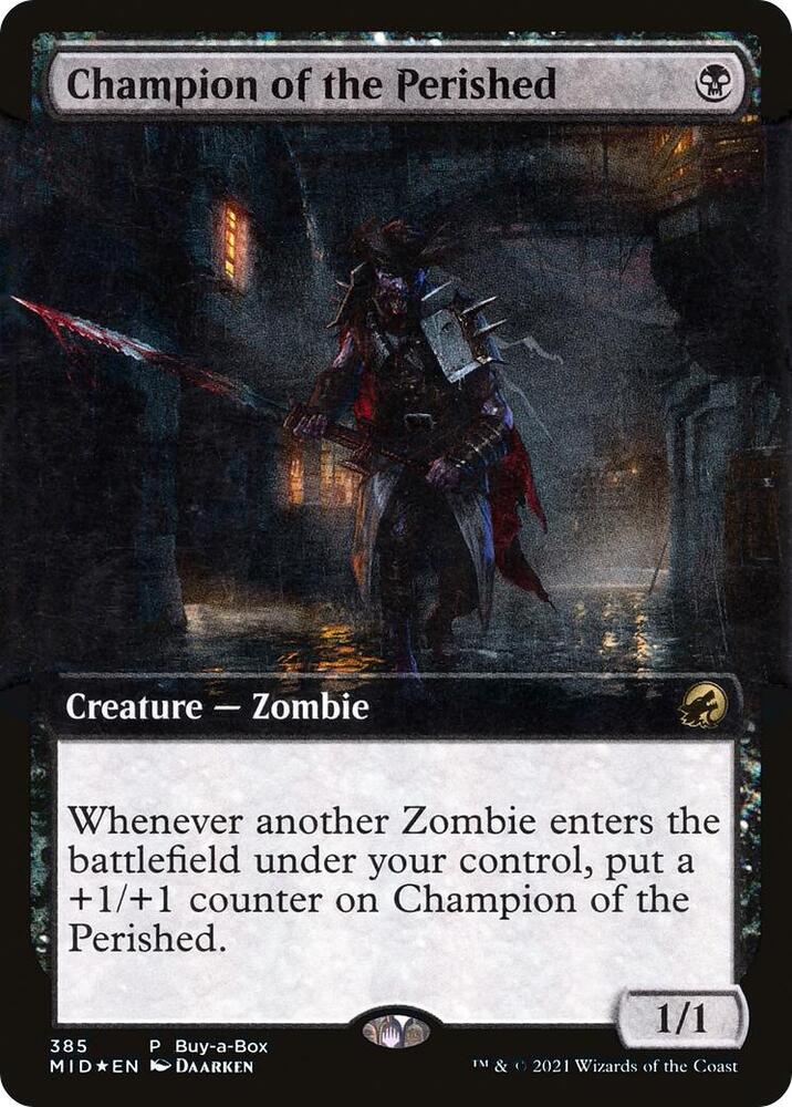 Champion of the Perished 385 card from Buy-A-Box Promos