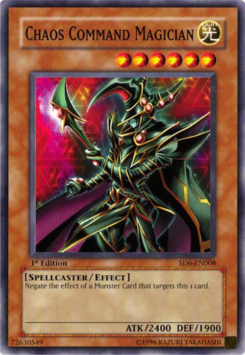 Chaos Command Magician SD6-EN008 card from Structure Deck: Spellcaster's Judgment