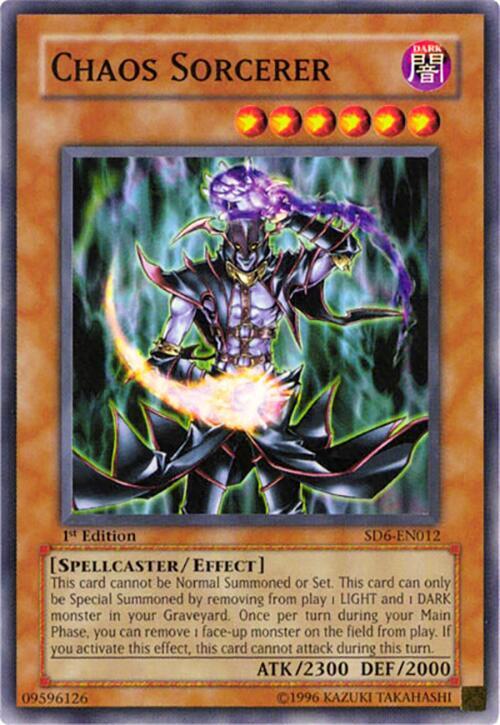 Chaos Sorcerer SD6-EN012 card from Structure Deck: Spellcaster's Judgment