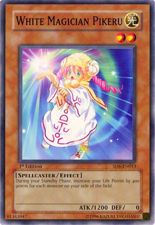 White Magician Pikeru SD6-EN013 card from Structure Deck: Spellcaster's Judgment