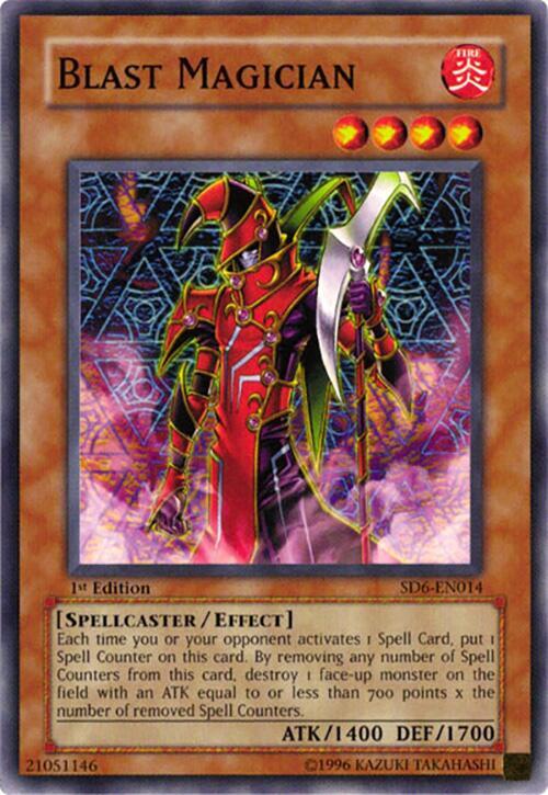 Blast Magician SD6-EN014 card from Structure Deck: Spellcaster's Judgment