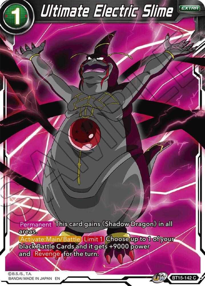 Ultimate Electric Slime BT15-142 card from Saiyan Showdown