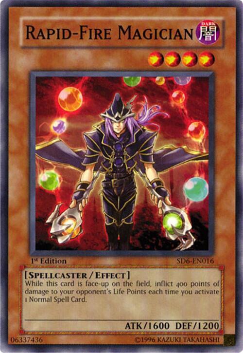 Rapid-Fire Magician SD6-EN016 card from Structure Deck: Spellcaster's Judgment