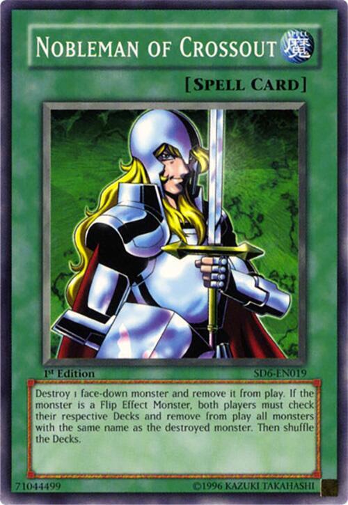 Nobleman of Crossout SD6-EN019 card from Structure Deck: Spellcaster's Judgment